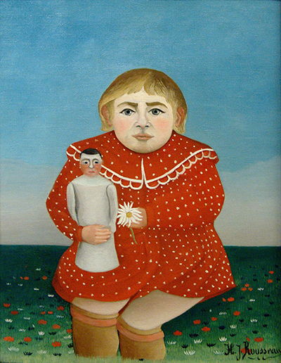 L'Enfant a la Poupee Henri Rousseau